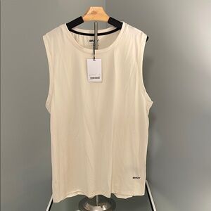 Tom Brady Cream Tank Top men’s nwt large